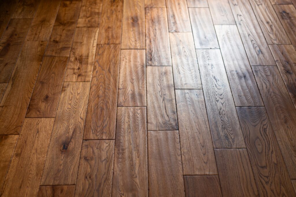 Solid oak wood flooring